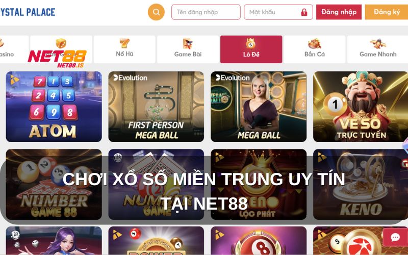 Chơi Xổ Số Miền Trung uy tín tại Net88