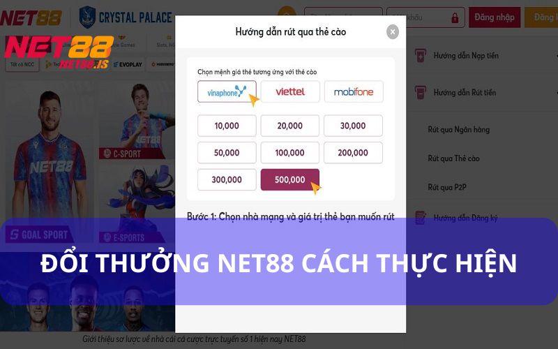 Các bước đổi thưởng Net88 nhanh chóng và dễ thực hiện