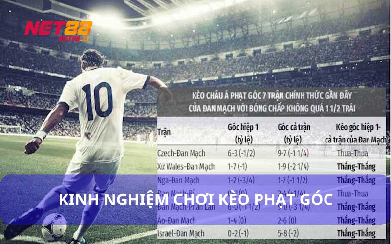 Kinh nghiệm chơi kèo phạt góc