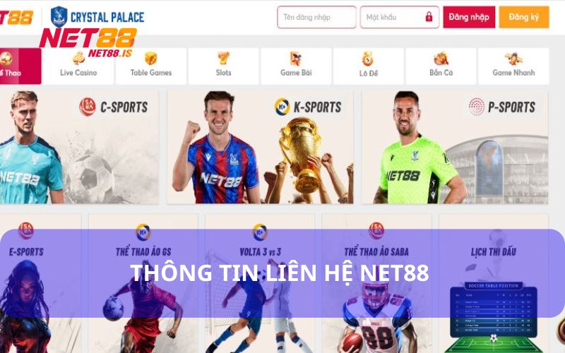 Thông tin liên hệ Net88