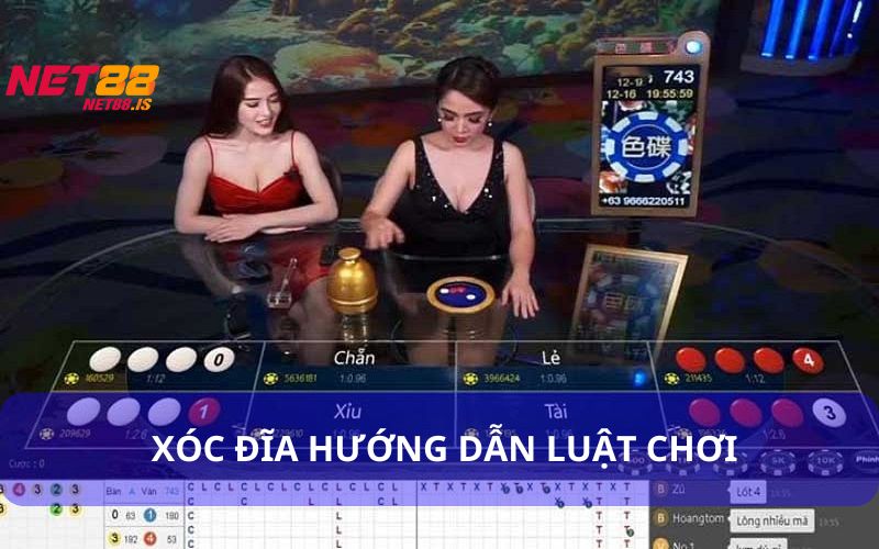 Chơi xóc đĩa sở hữu luật thi đấu khá đơn giản