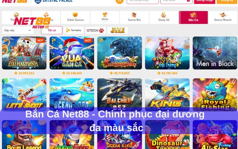 Bắn Cá tại Net88 cách tham gia đơn giản