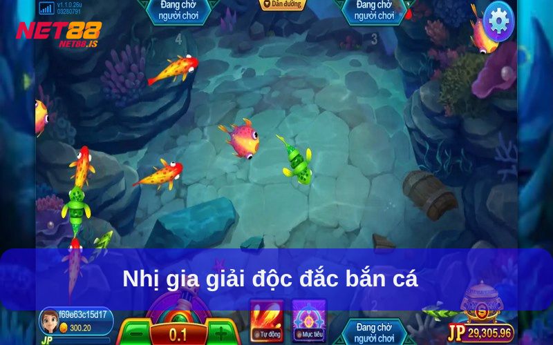 Game Nhị Gia Giải Độc Đắc Bắn Cá