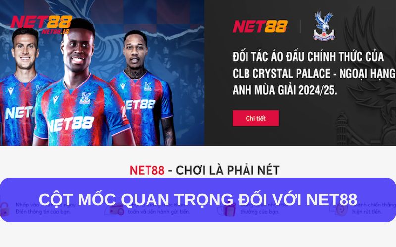 Cột mốc quan trọng cho sự phát triển của Net88 và CLB Crystal Palace