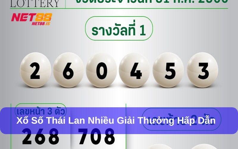 Nhiều giải thưởng hấp dẫn tại xổ số Thái Lan chờ đón bạn